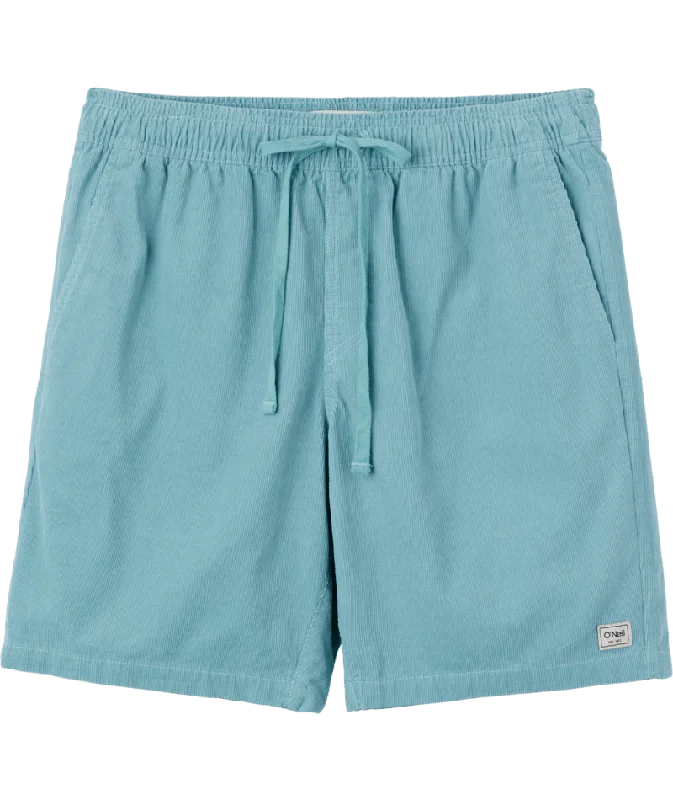 Men’s sharp casual trousers-O'Neill OG Cord Shorts-Scrub Blue