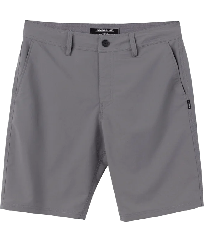 Men’s crisp black jeans-O'Neill Stockton 20 Shorts-Grey