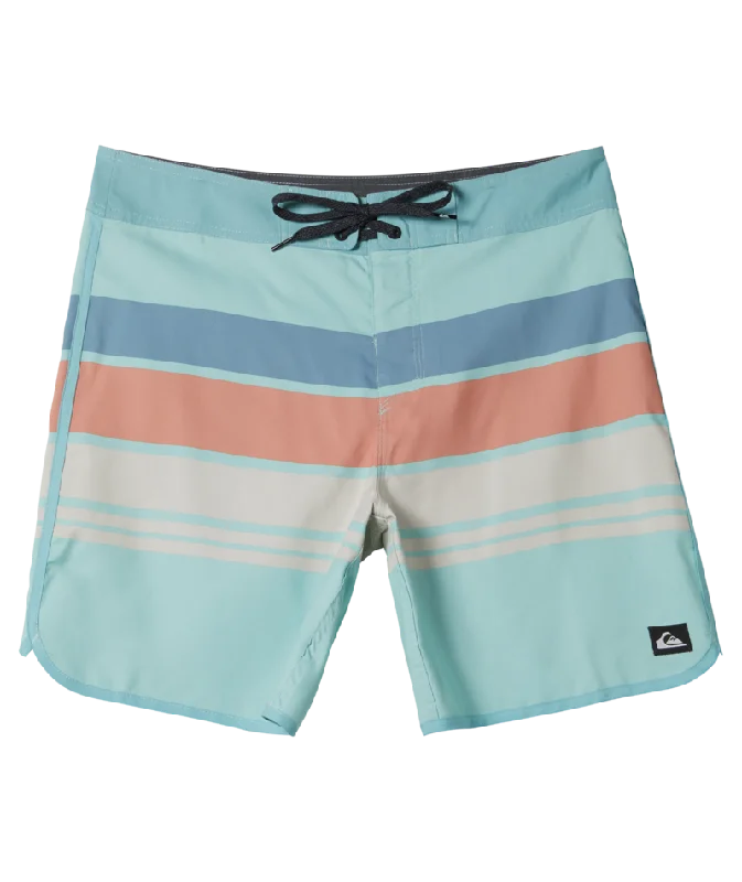 Men’s crisp chino trousers-Quiksilver Everyday Stripe 19 Boardshorts-Limpet Shell