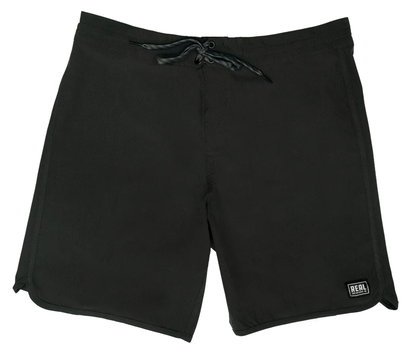 Men’s baggy jogger trousers-REAL Dodge Boardshorts-Black