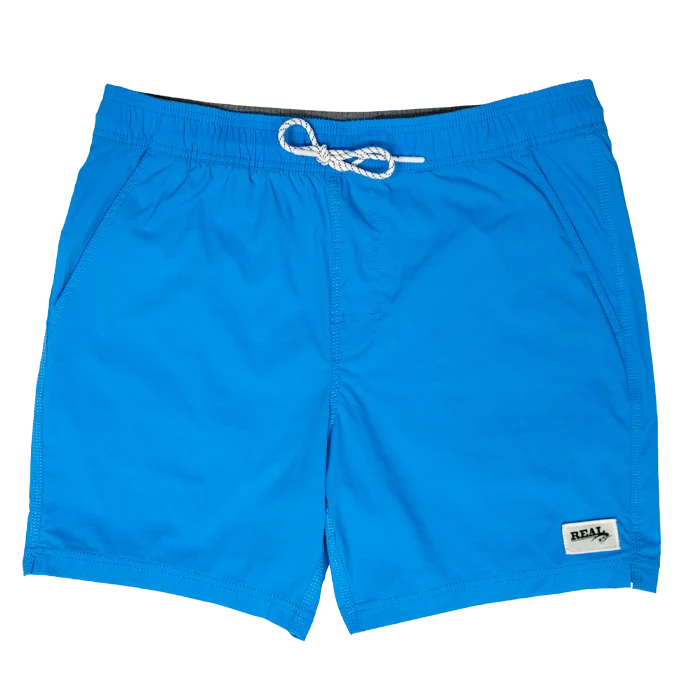 Men’s elastic jogger trousers-REAL Ledge Boardshorts-Azure