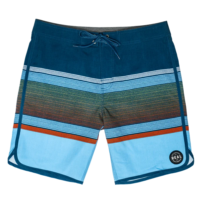 Men’s refined dress trousers-REAL Manu Boardshorts-Navy