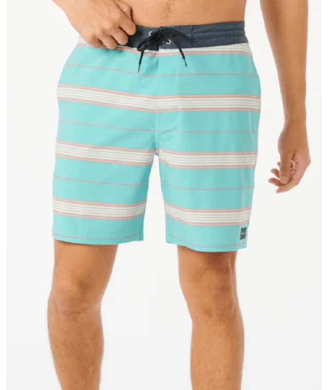 Men’s snug jogger trousers-Rip Curl Line Up Layday Boardshorts-Aqua