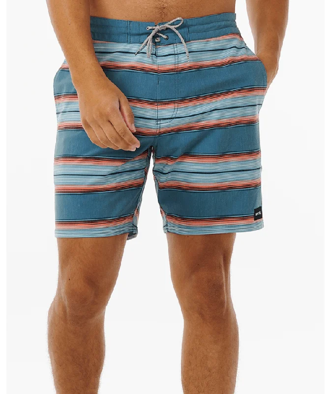 Men’s ventilated slim jeans-Rip Curl Line Up Layday Boardshorts-Blue Stone