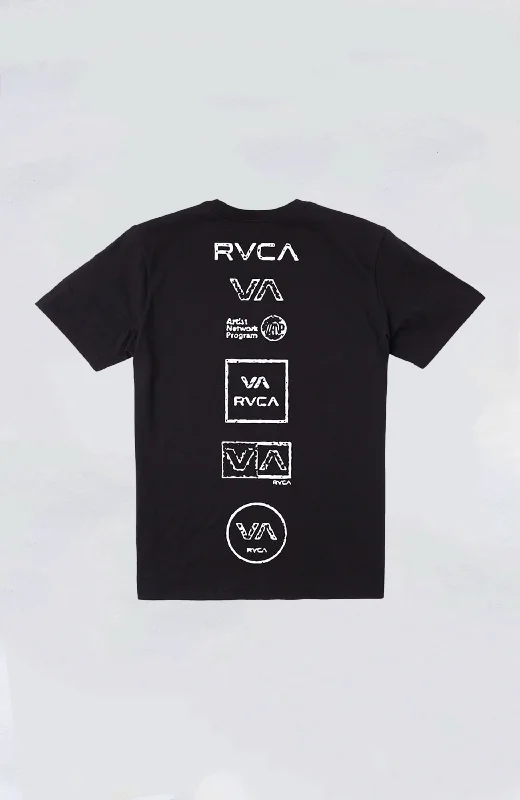 Men’s daily casual top-RVCA - All Logo Tee