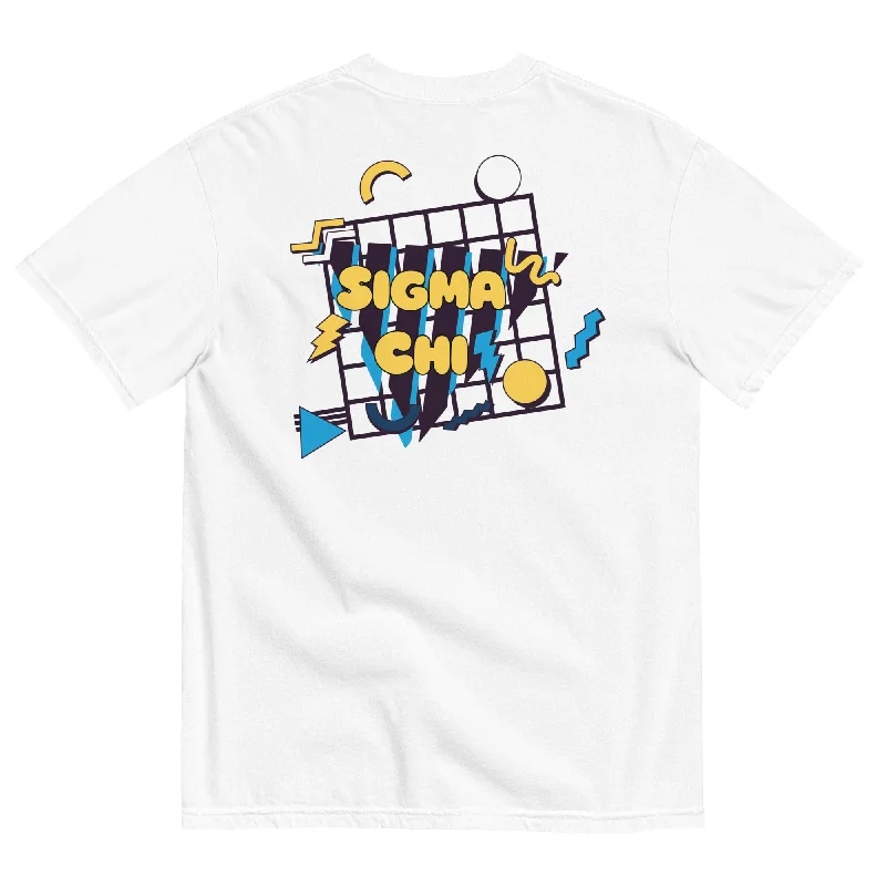 Men’s sturdy casual tee-LIMITED RELEASE: Sigma Chi Retro T-Shirt by Comfort Colors