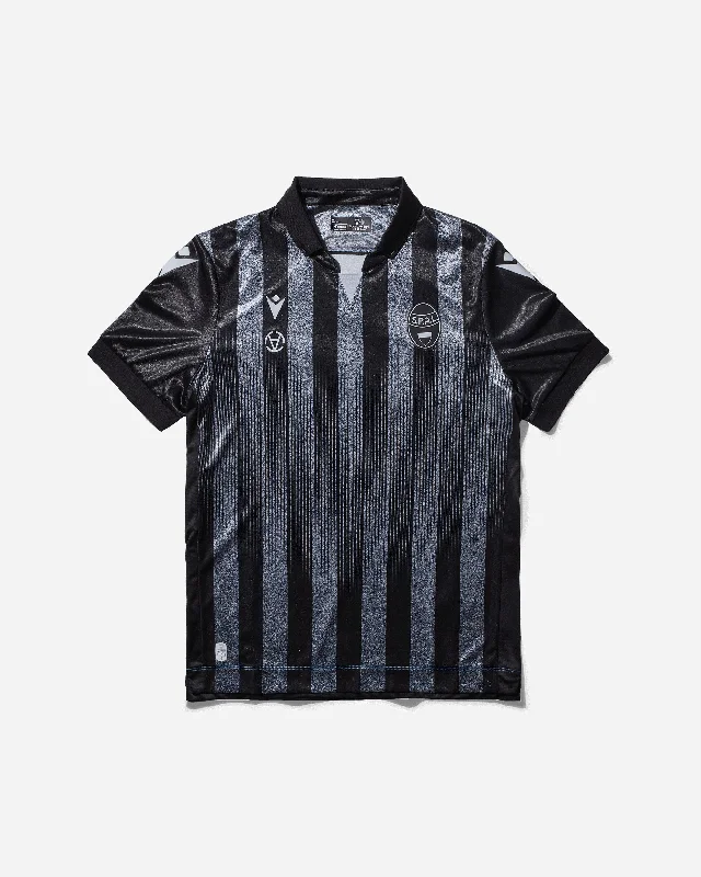 Men’s vivid modern shirt-S.P.A.L. Away Jersey 2024/25 Black / Silver