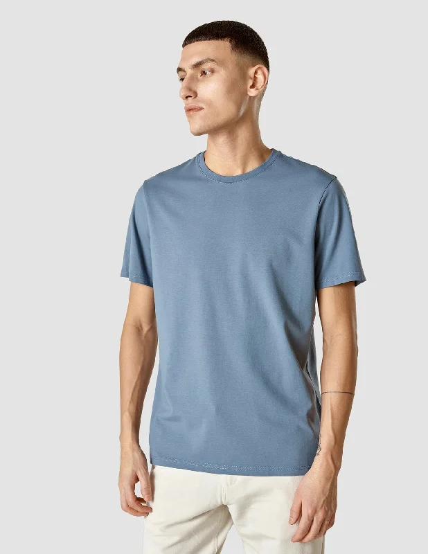 Men’s chill-toned top-Supima T-shirt Blue Mirage