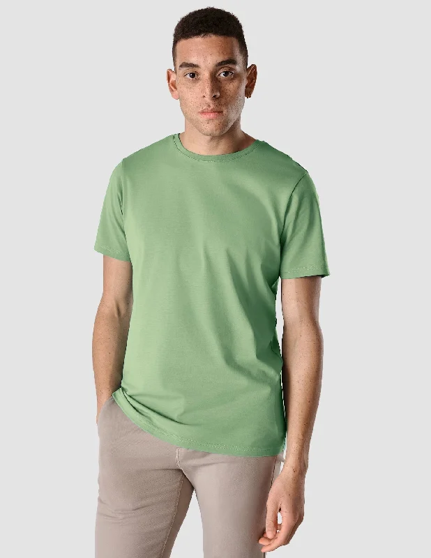 Men’s quick-wick shirt-Supima T-shirt Moss