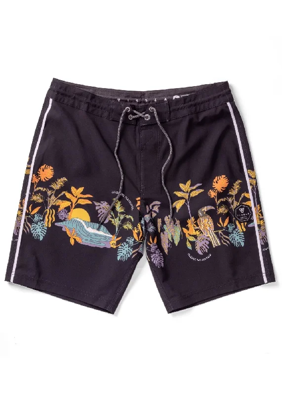 Men’s breezy chino pants-Vissla Jungle Jams 18.5" Boardshorts-Phantom