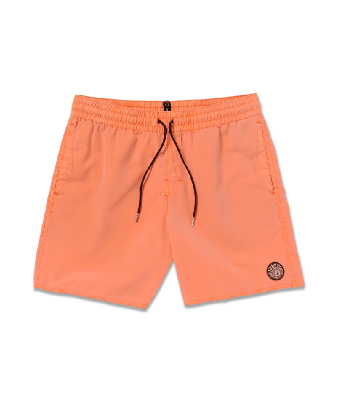 Men’s ventilated khaki pants-Volcom Center Trunk 17 Boardshorts-Turbo Orange