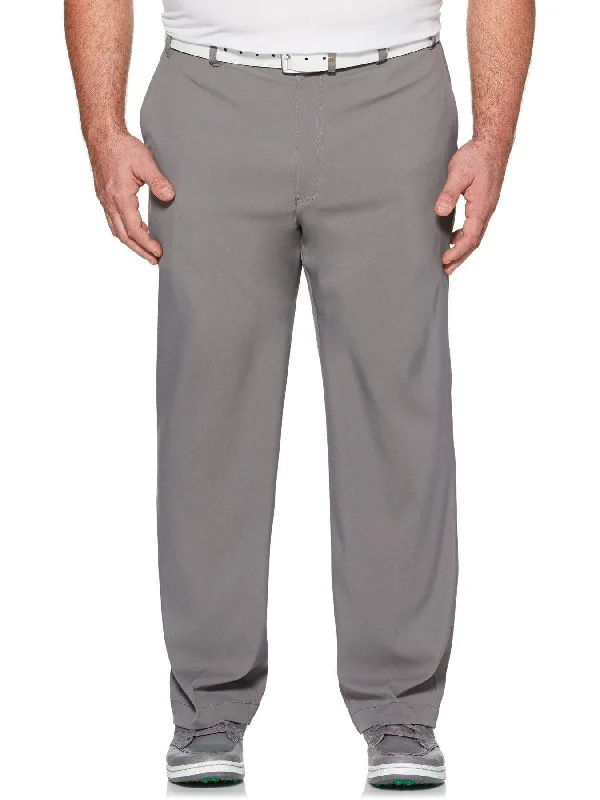 Men’s pure slim trousers-Big & Tall Stretch Lightweight Classic Pant with Active Waistband