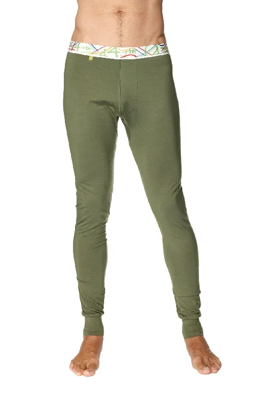 Men’s relaxed chino jeans-Crosstrain Thermal Yoga Pant (Rainforest Green)