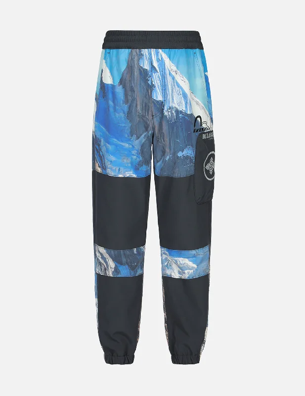 Men’s snug cargo denim-Digital Print Pannels Joggers