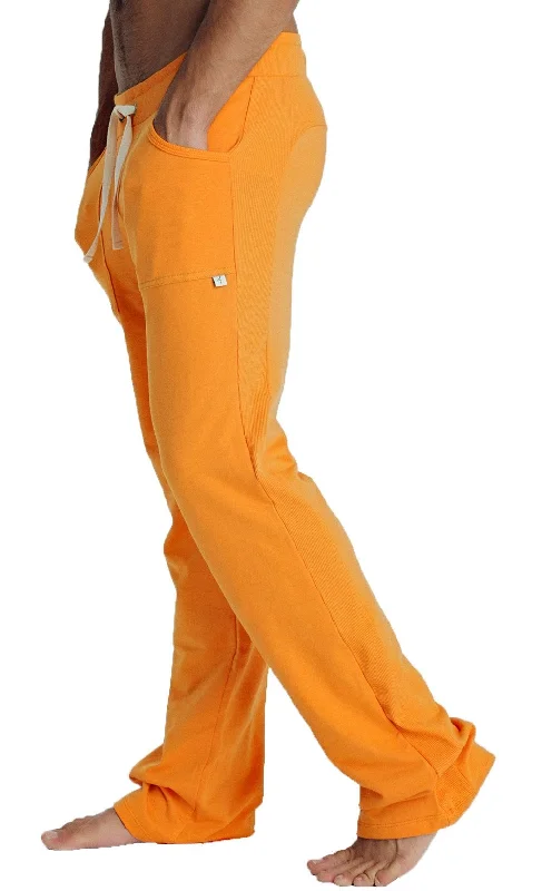 Men’s cozy cargo jeans-Eco-Track & Yoga Sweat Pant (Sun Orange)