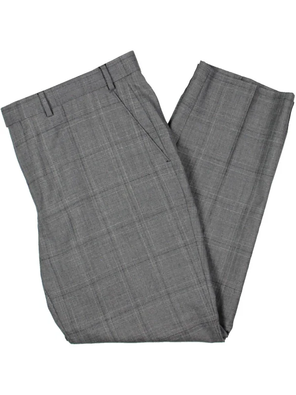 Men’s multi-purpose cargo pants-Edgewood Mens Wool Classic Fit Dress Pants