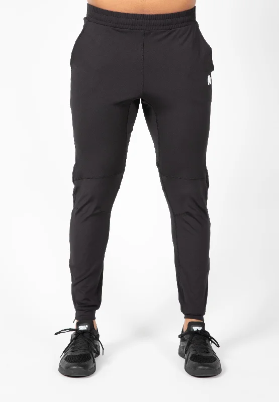 Men’s baggy cargo trousers-Hamilton Hybrid Pant- Black