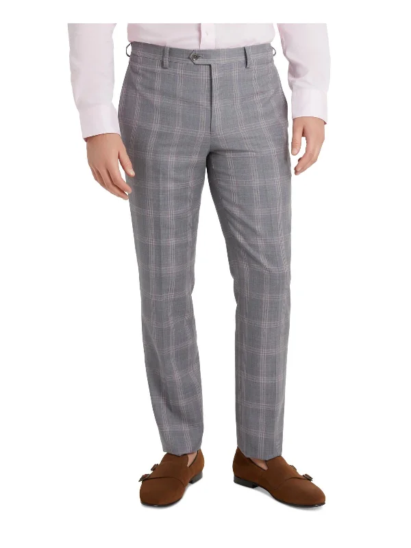 Men’s iconic cargo jeans-Mens Wool Blend Office Dress Pants