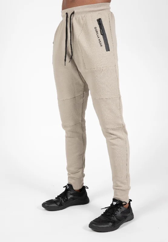 Men’s relaxed black trousers-Newark Pants - Beige