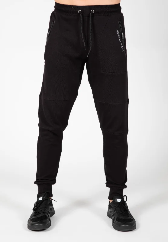 Men’s cozy straight pants-Newark Pants - Black