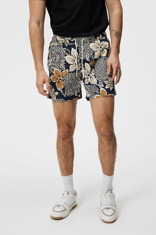 Men’s breezy chino pants-Banks Floral Swim Trunks