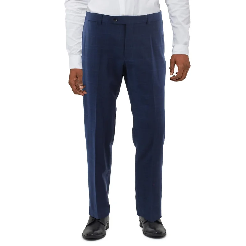 Men’s neat straight khakis-Tyler Mens Stretch Modern Fit Dress Pants