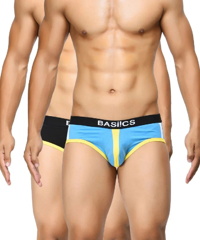 men's performance underwear monthly-Retro Style Briefs (Pack of 2)