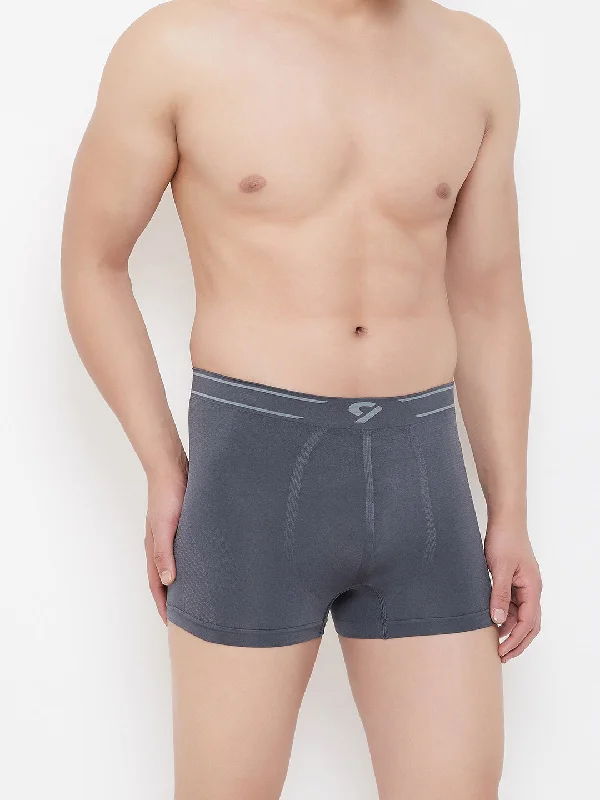 men's compression underwear promotion-C9 Airwear Seamless Men's Trunk/Boxer - Charcoal