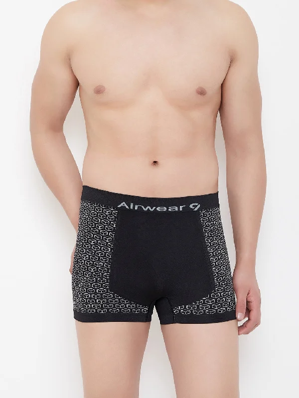 men's durable underwear discount-C9 Airwear Seamless Trunk/Boxer For Men - Black