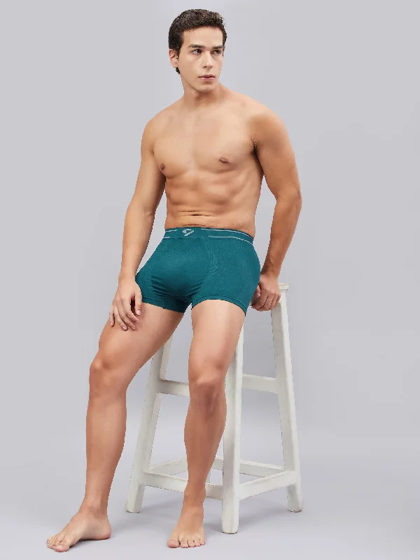 men's long-leg underwear pack-C9 Airwear Seamless Trunk For Men - Teal green