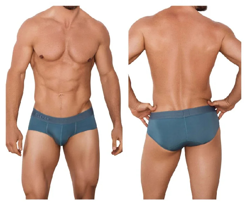 men's modal underwear delivery-Clever 0900 Lighting Briefs Color Gray