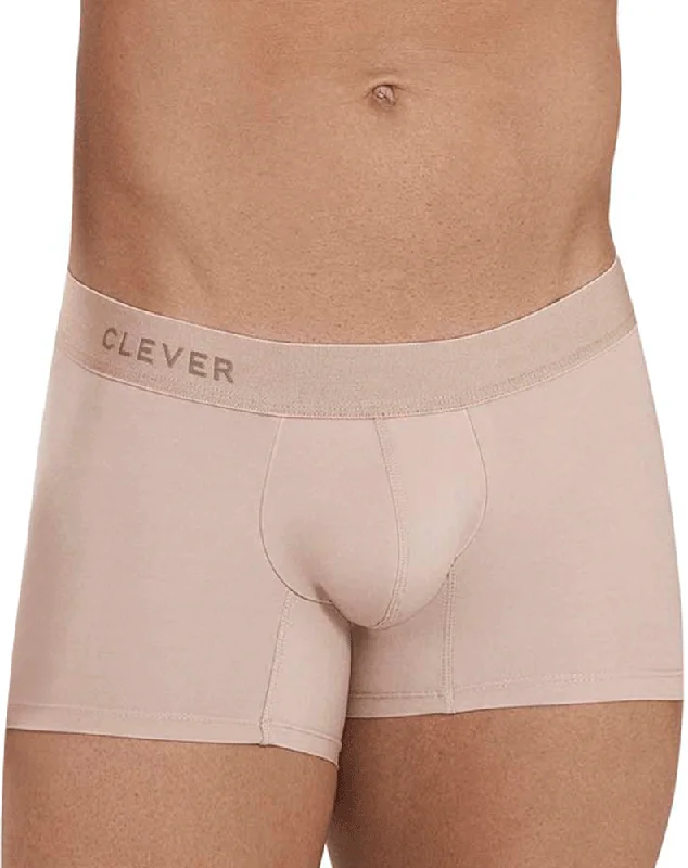 men's cooling underwear set-Clever 1123 Natura Trunks Beige