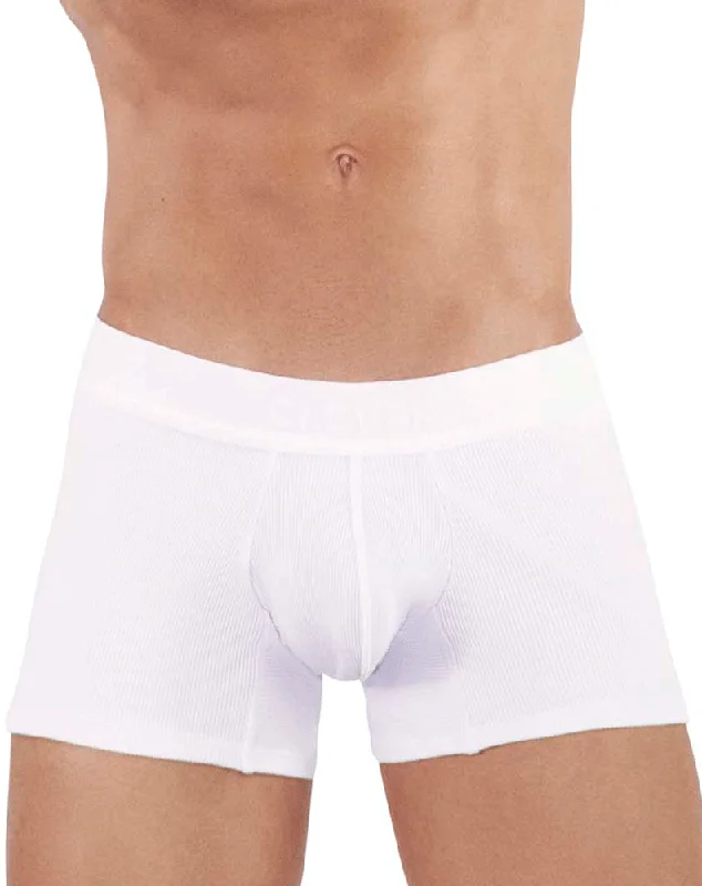 men's moisture-wicking underwear bundle-Clever 1471 Heavenly Trunks White