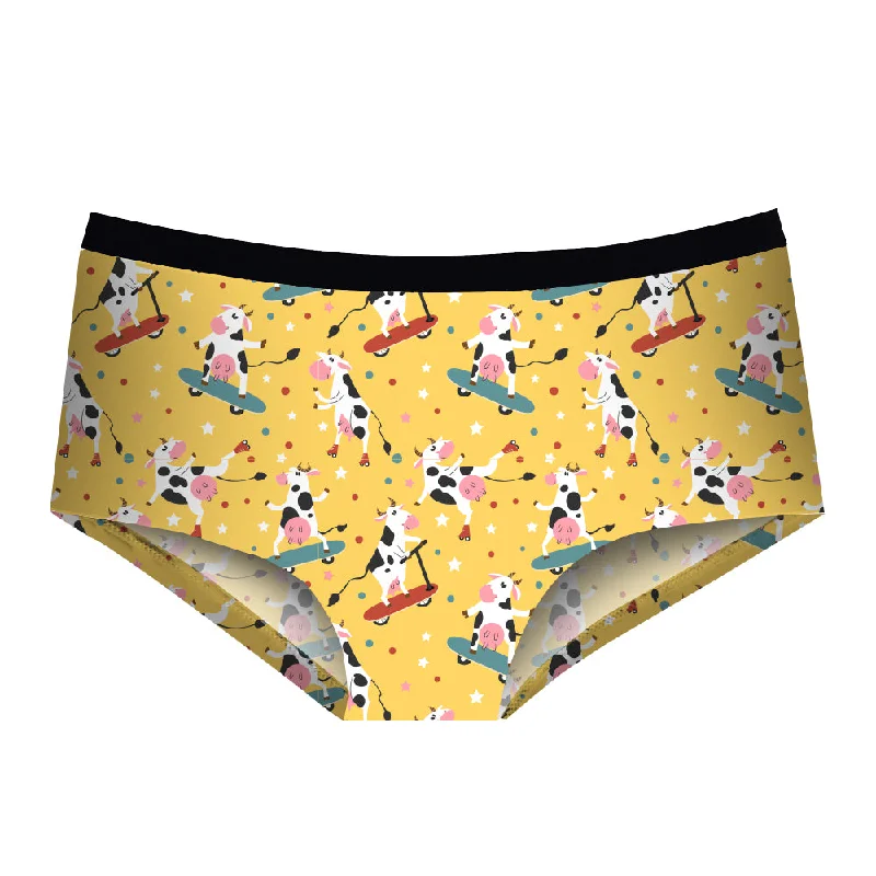 men's plain underwear pack-Cows - Cheeky Brief