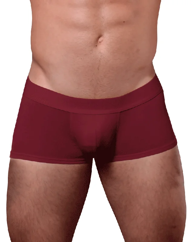 men's moisture-wicking underwear deal-Doreanse 1760-brd Low-rise Trunk Bordeaux