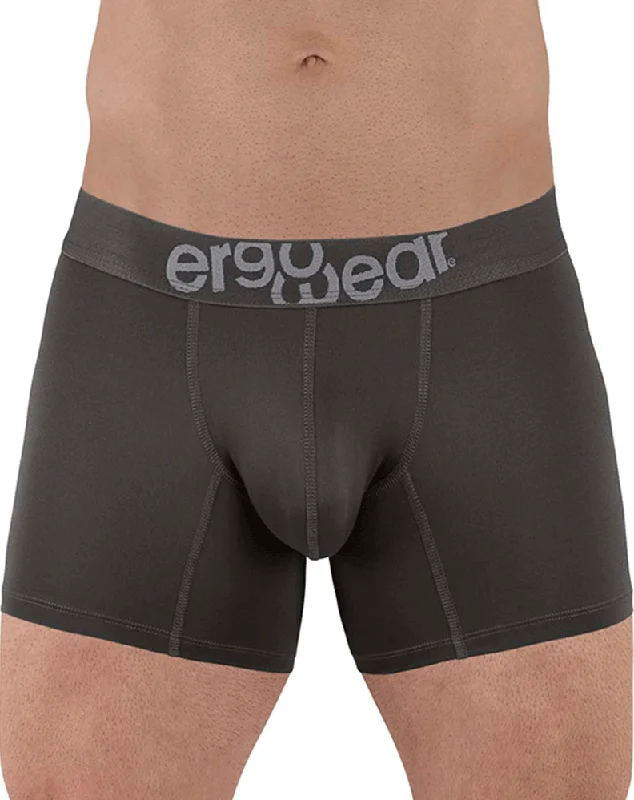 men's affordable underwear set-Ergowear Ew1495 Hip Trunks Dark Gray