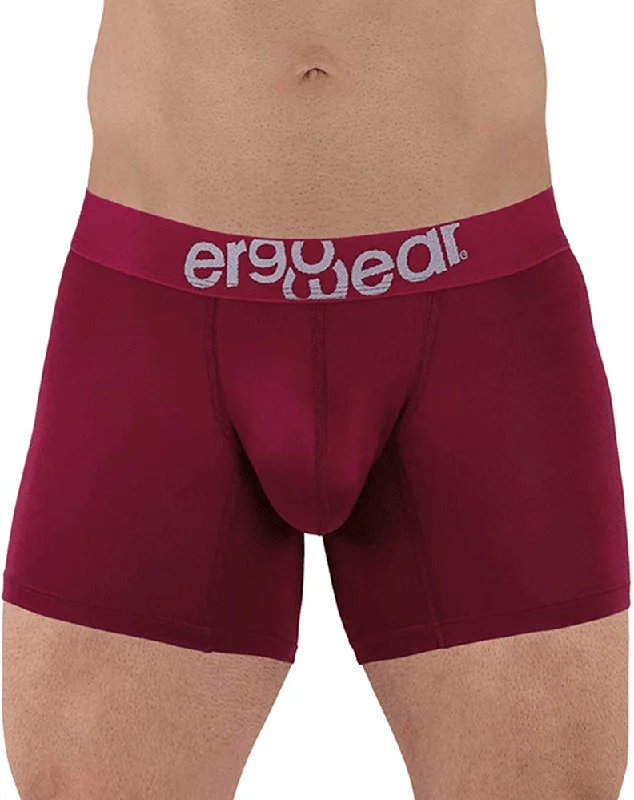 men's athletic underwear promotion-Ergowear Ew1501 Hip Trunks Burgundy