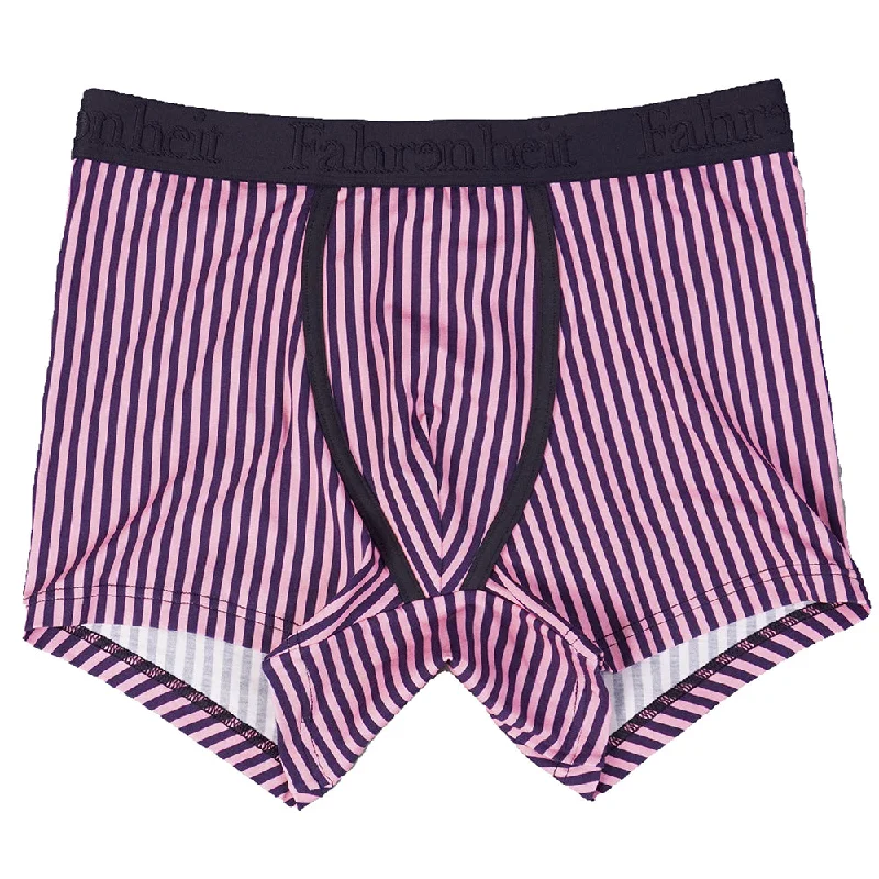 men's long-leg underwear discount-Grant Trunk | Vertical Stripe Pink/Navy