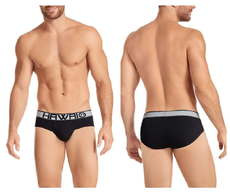 men's lightweight underwear pack-HAWAI 41962 Cotton Briefs Color Black