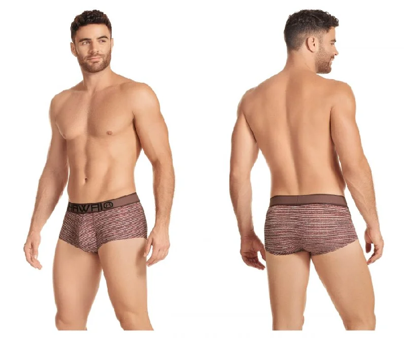 men's low-rise underwear collection-HAWAI 41975 Briefs Color Mahogany