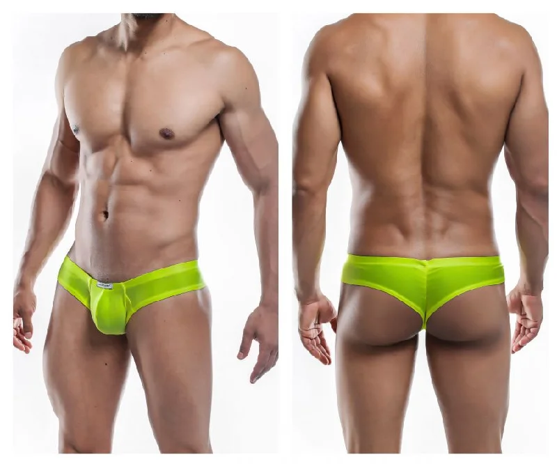 men's anti-odor underwear sale-Joe Snyder JS22-Pol Polyester Mini Cheek Color Yellow-Poly