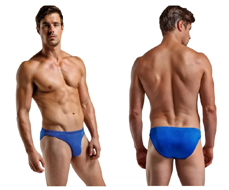 men's fitted underwear monthly-Magic Silk 6606 Silk Briefs Color Cobalt