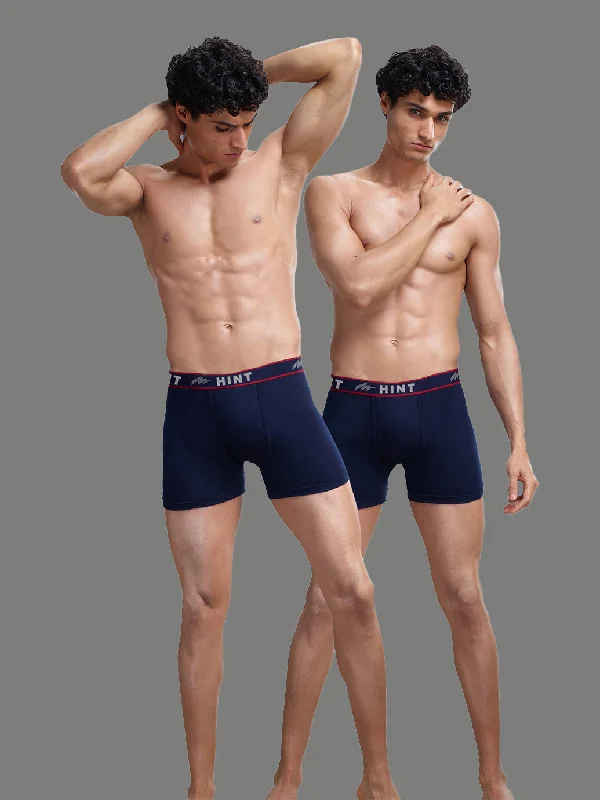 men's modal underwear assortment-HINT IN METRO LONG TRUNK # PLAIN ( Pack of 2 )