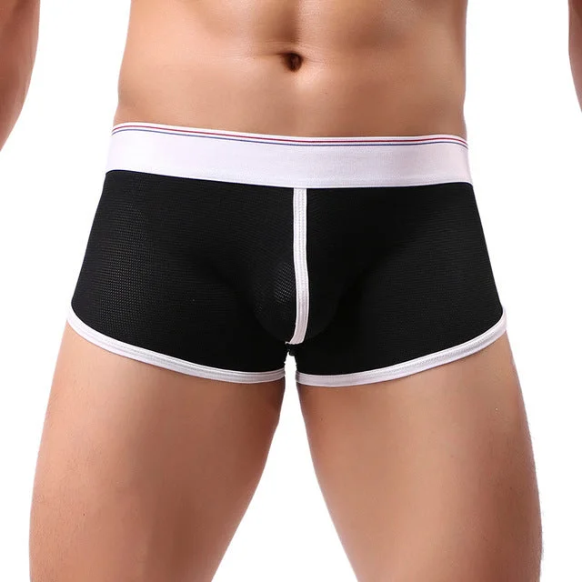 men's eco-friendly underwear promotion-Men's Mid-Rise Mesh Jog Trunk