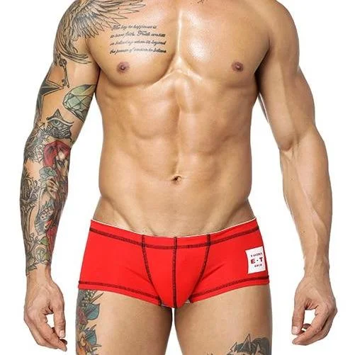 men's durable underwear set-Men's ORLVS Low Rise Cotton Trunks