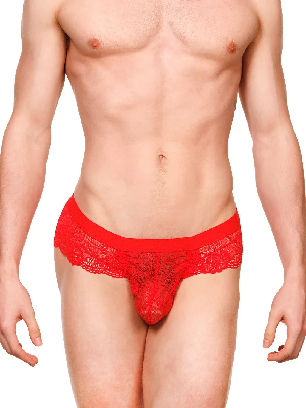 men's casual boxer shorts for chill-Logan Lace Brief