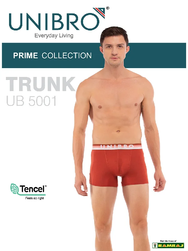 men's anti-odor underwear sale-Men Premium Trunk with Outer Elastic TENCEL™ Modal Fiber Fabric