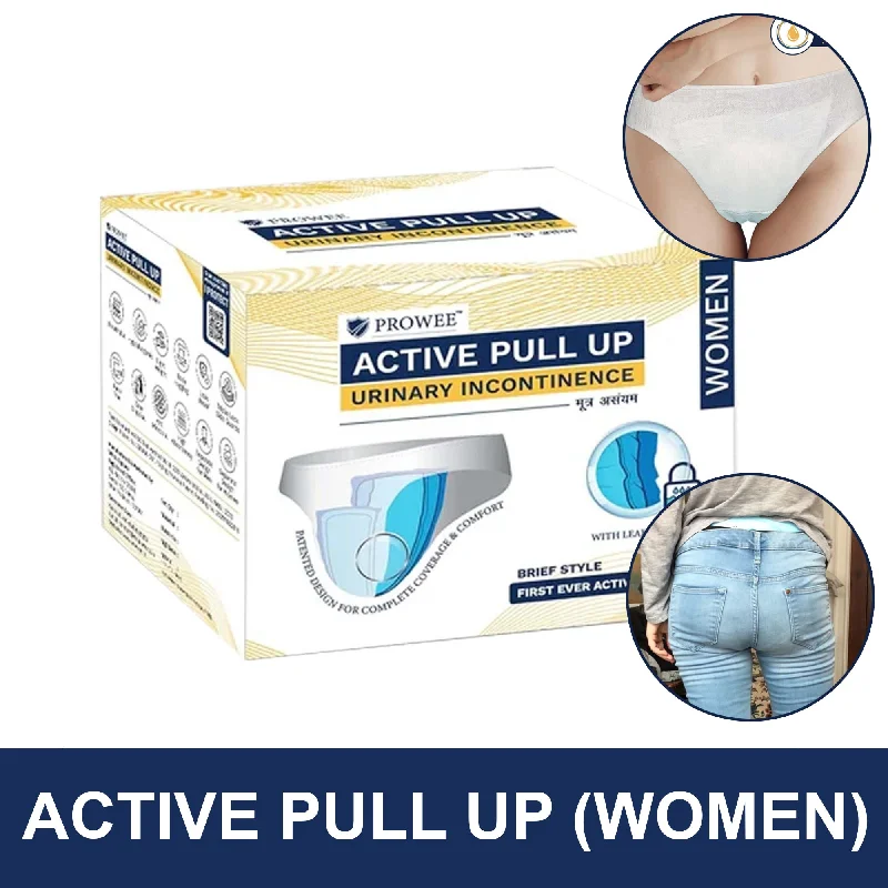 men's loose-fit underwear delivery-Better than Adult Diaper, Women Active Pull Up with Leak Guard for Urinary Incontinence (large Volume), Microbe Protected. Prowee Active Pull Up (Women)