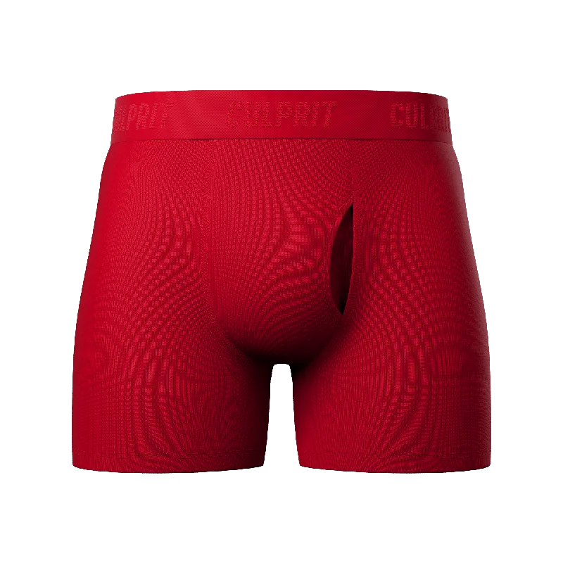 men's seamless underwear offer-Red Hot❗️Boxer Brief w/ Fly