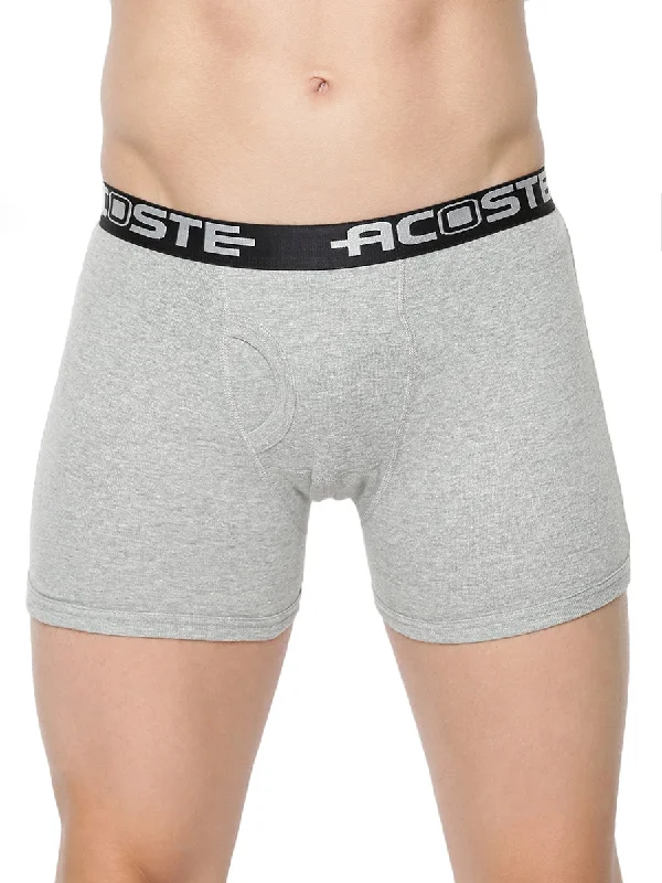 men's quick-dry underwear discount-Soft Combed Rib Outer Elastic Trunks Acoste 1013 (2PCs Pack)